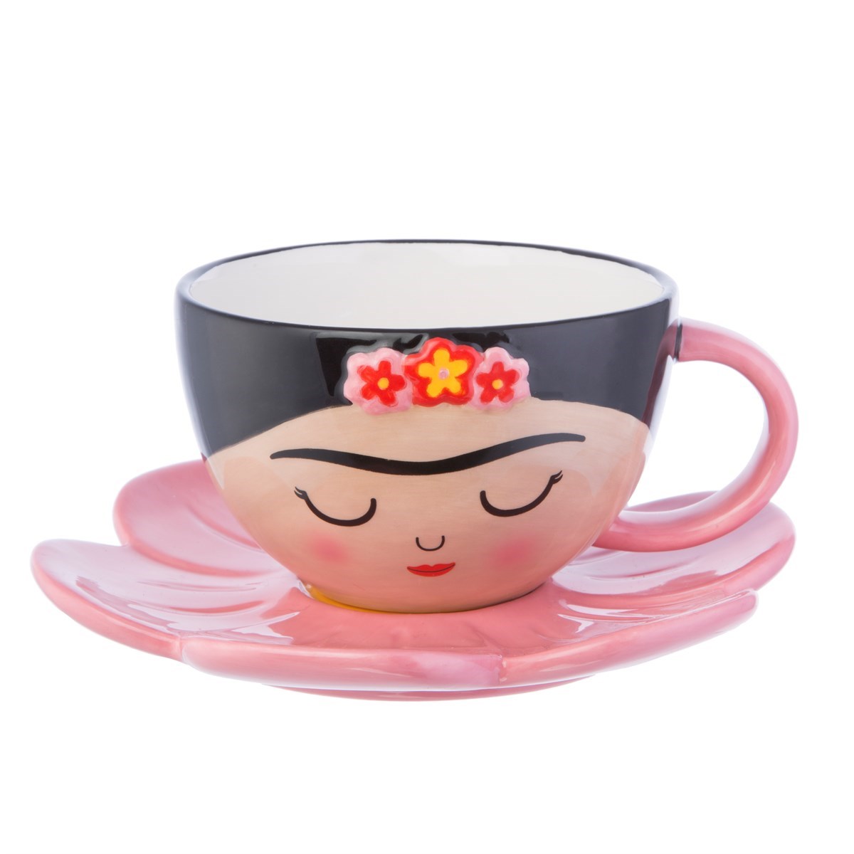 Frida Tasse und Blumenuntertasse