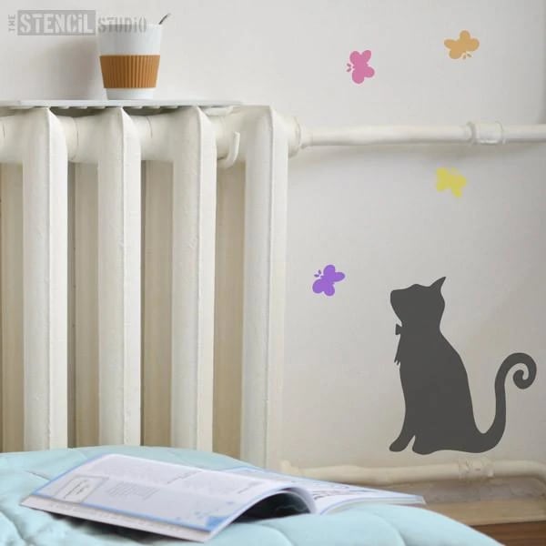 Cat and Butterfly