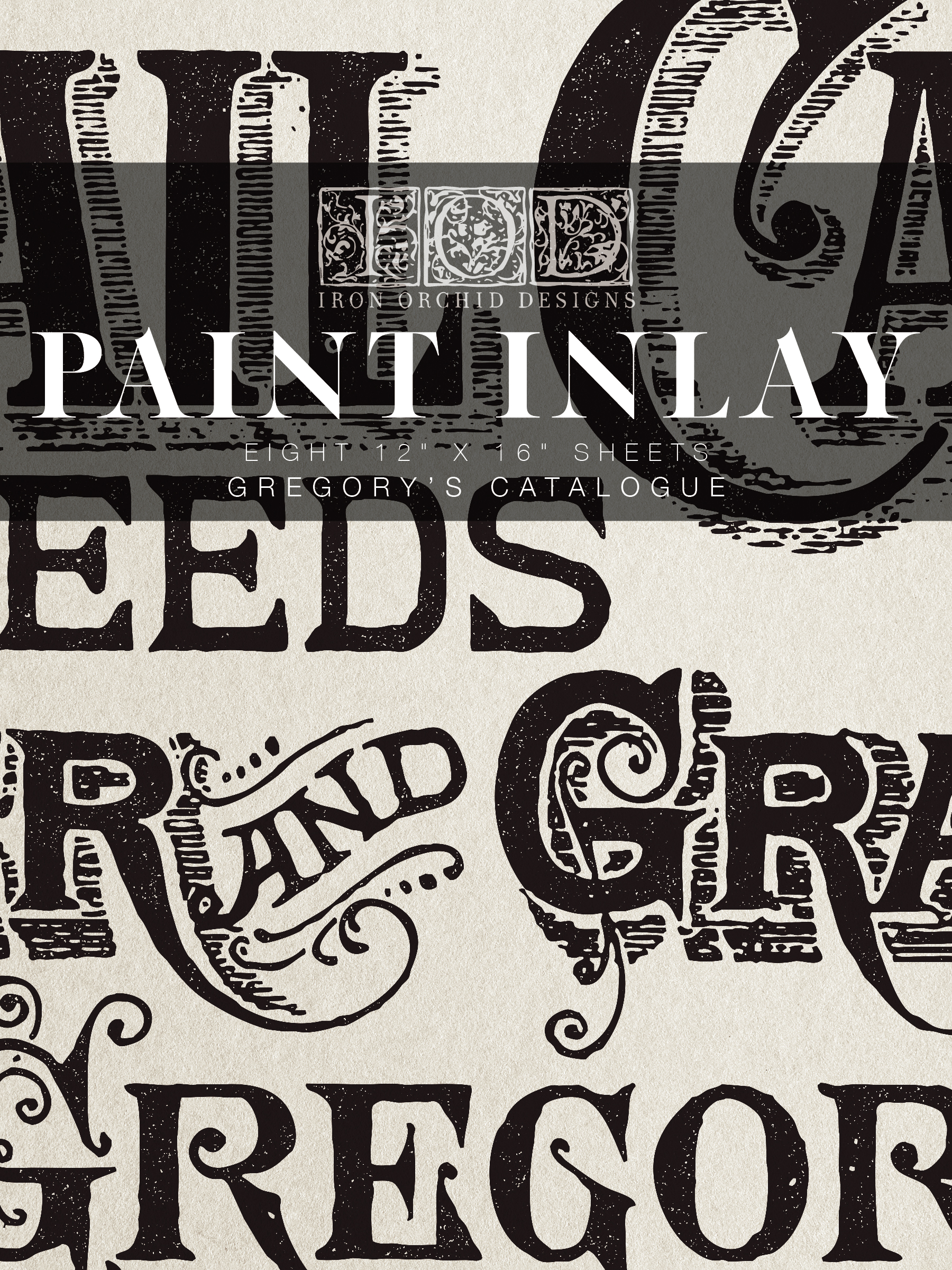 "Gregory’s Catalogue" - Paint Inlay