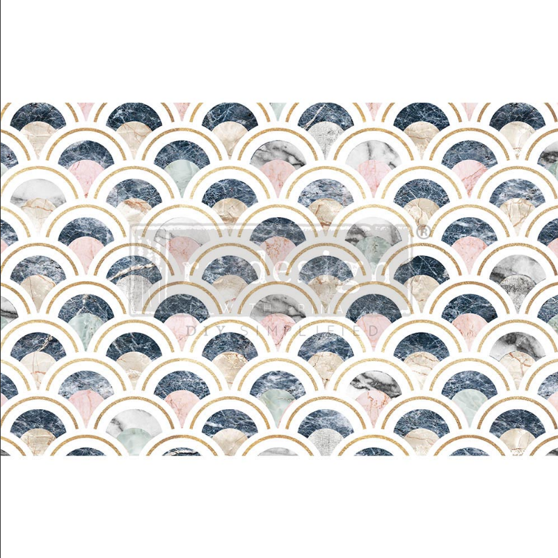 Decor Tissue "Marbled Scales"