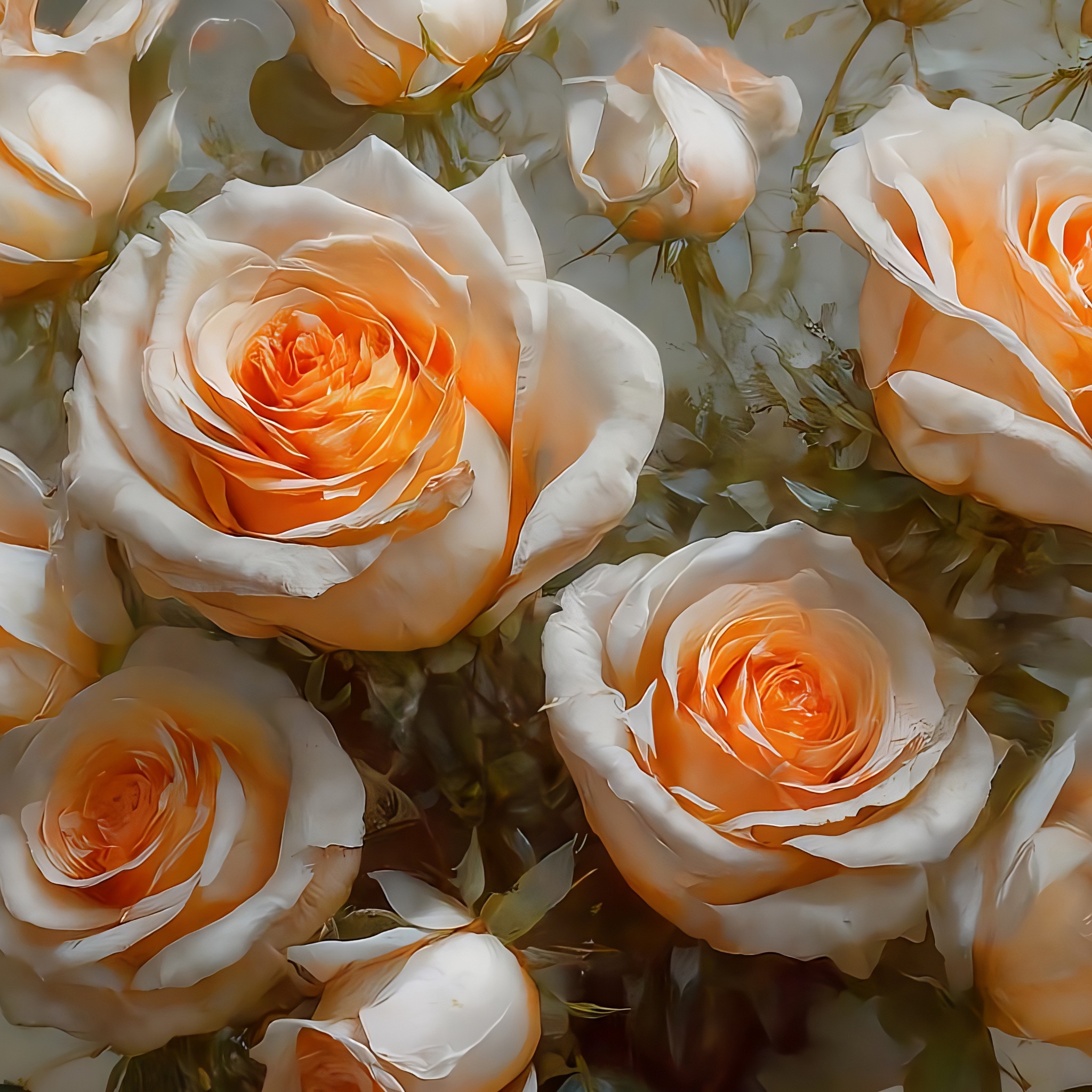 Roses on High - Decoupage Papier