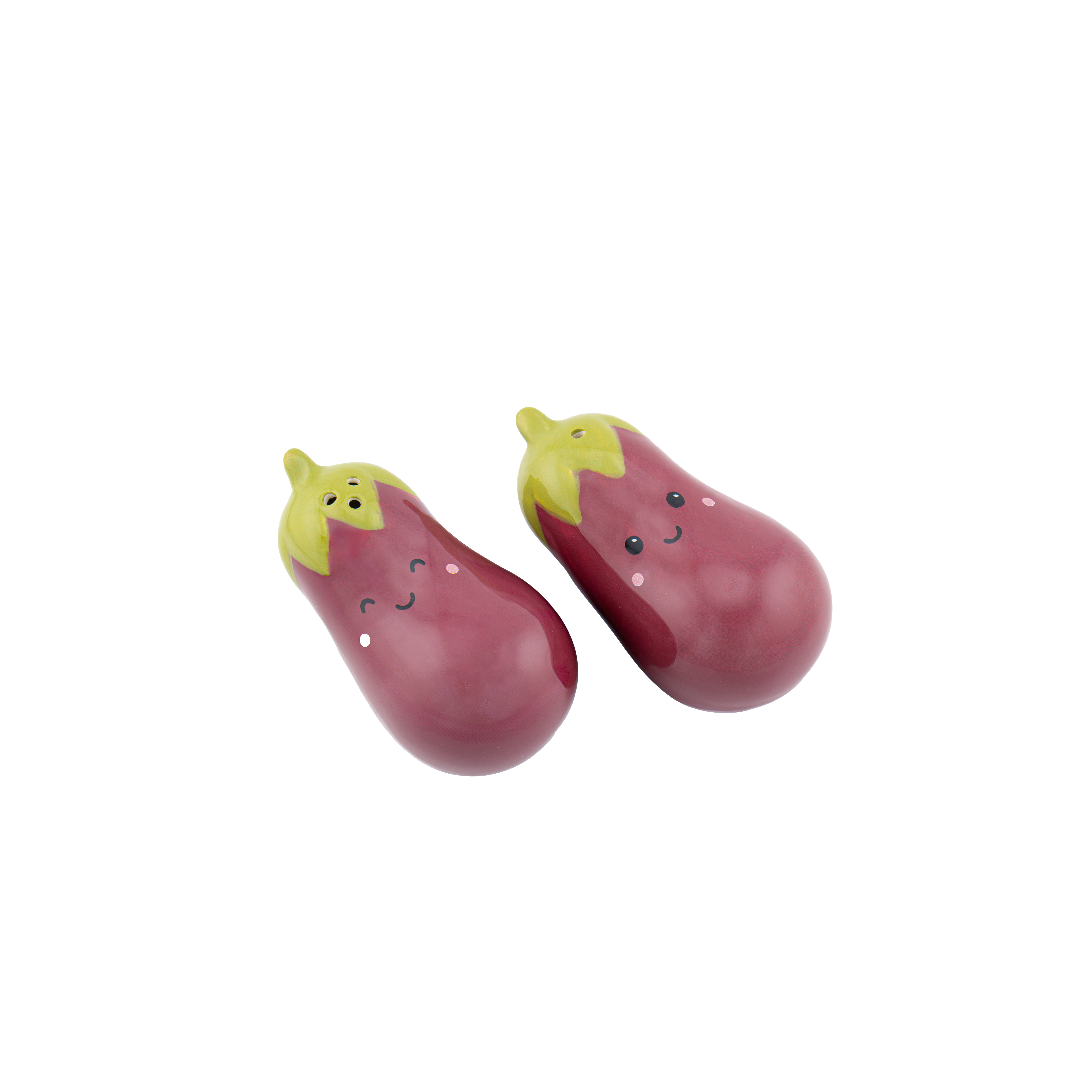 Aubergine Salz & Pfefferstreuer
