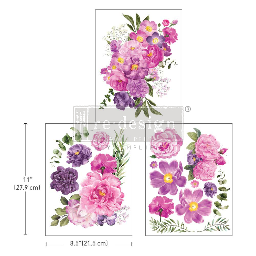 "Purple Blossom" - Transferfolie ReDesign