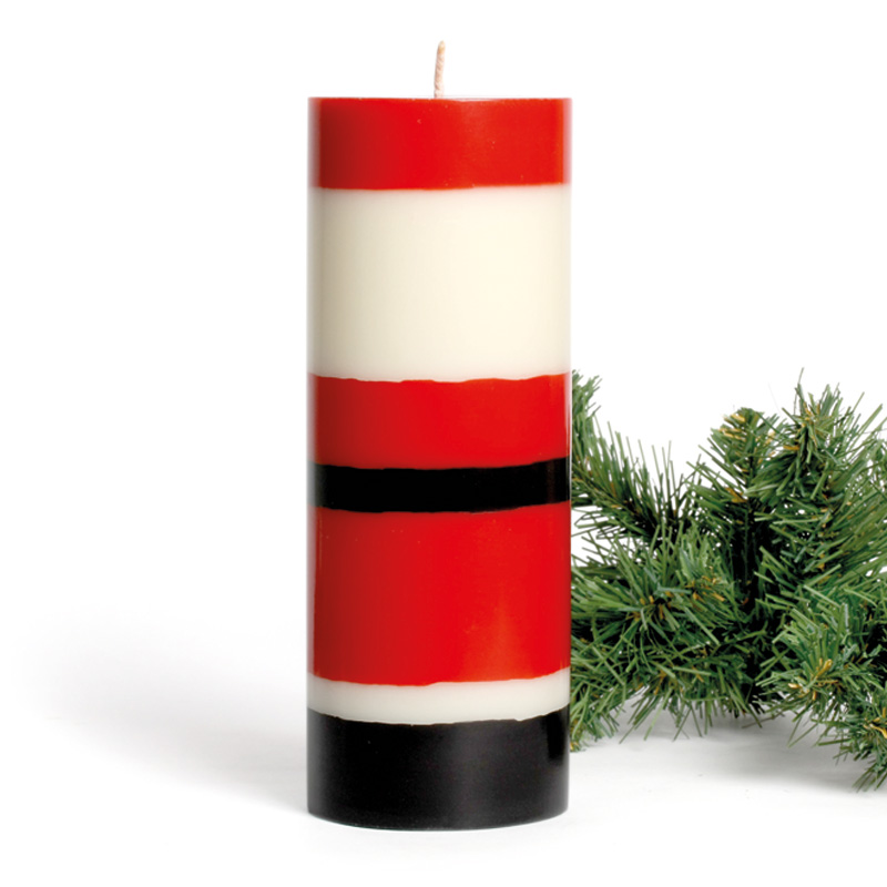 STUMPENKERZE Dicker Weihnachtsmann