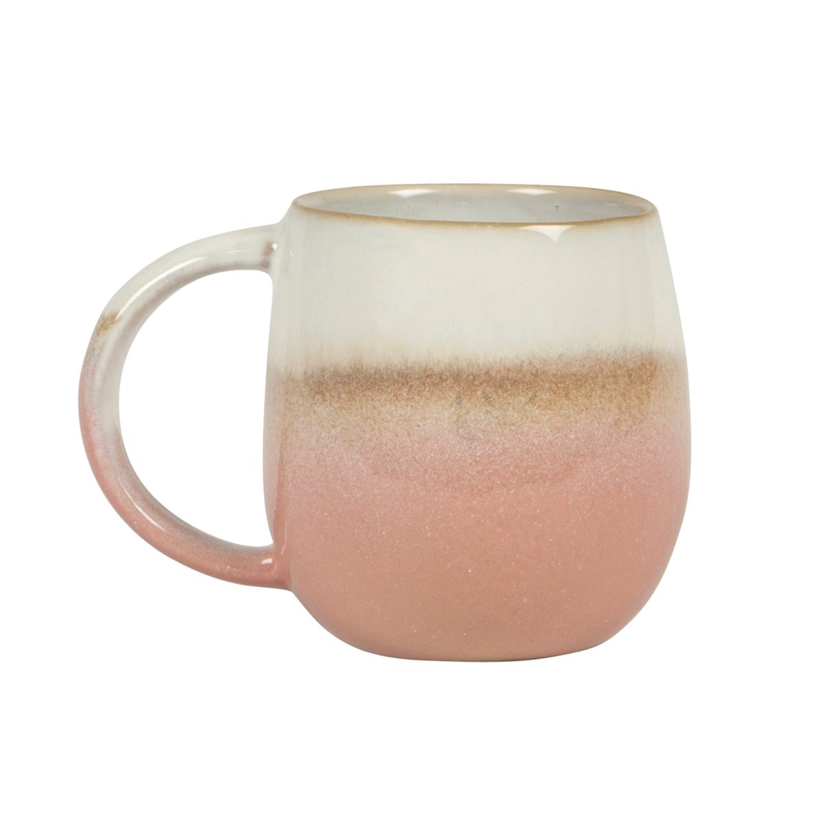 Dip Glazed Ombre Pink Tasse
