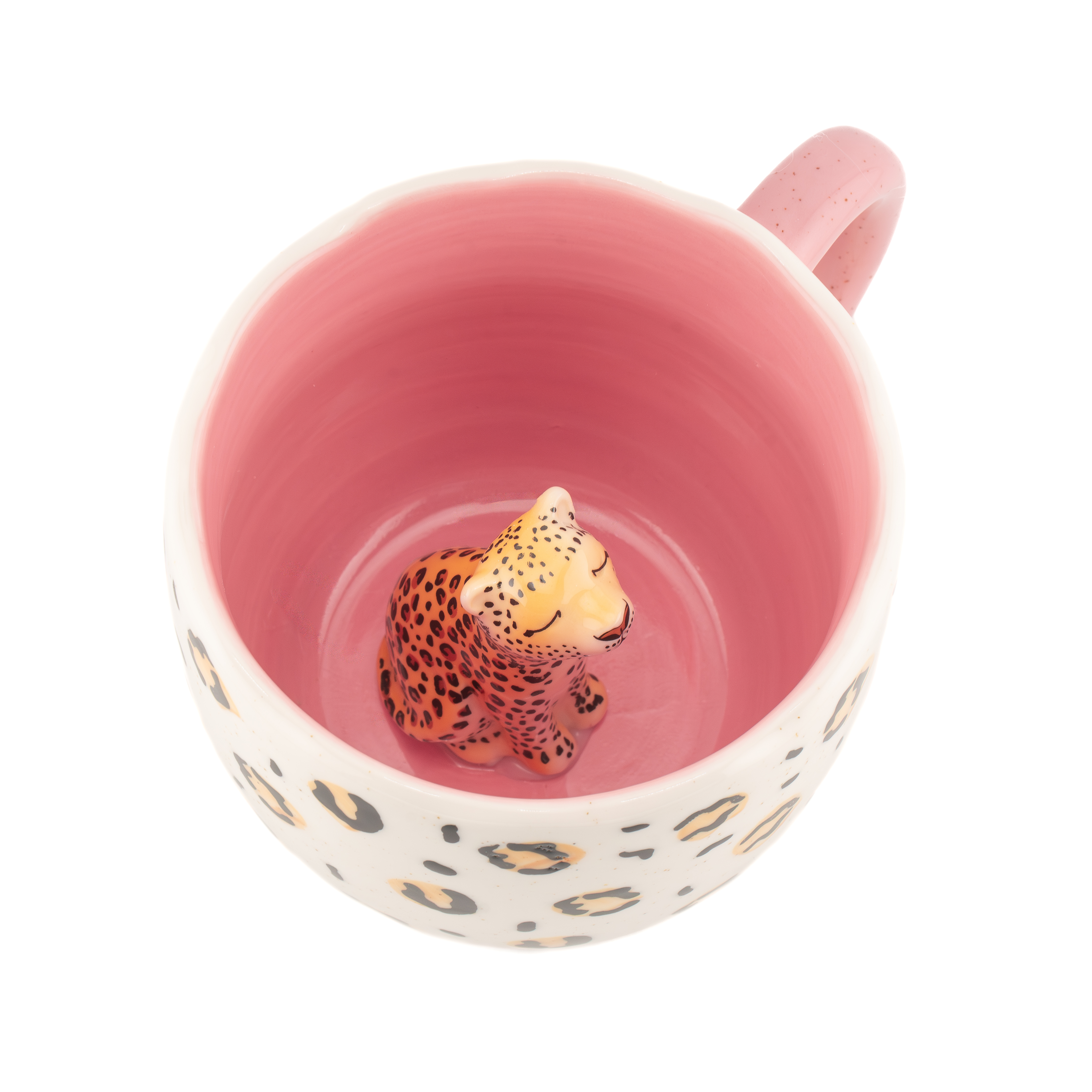 Leoparden-Tasse mit Überraschungsmotiv