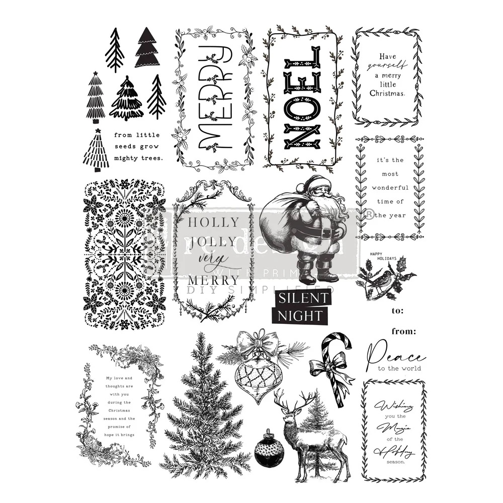 Merry and Bright Tags  - Decor Stempel ReDesign