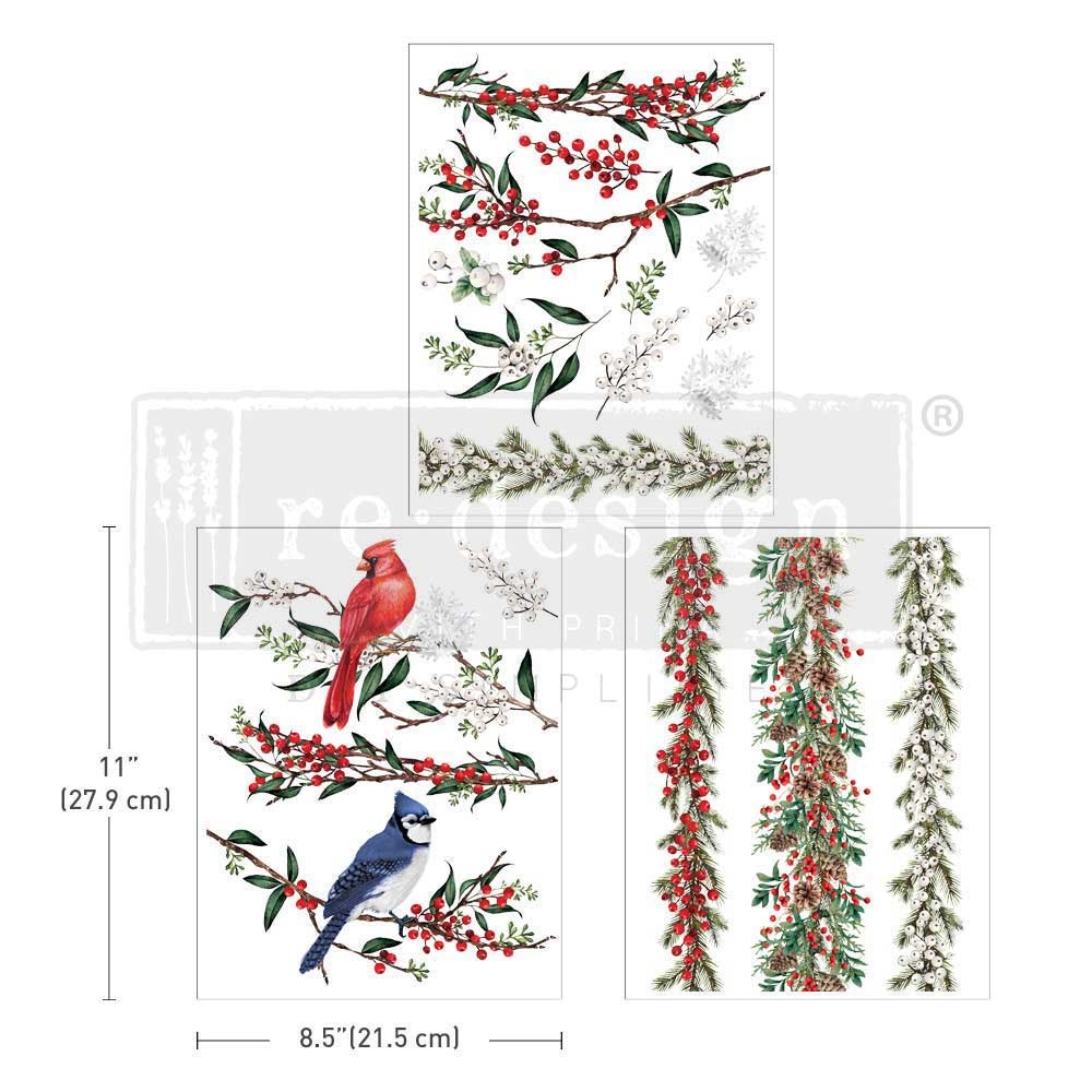 "Winterberry" - Transferfolie ReDesign