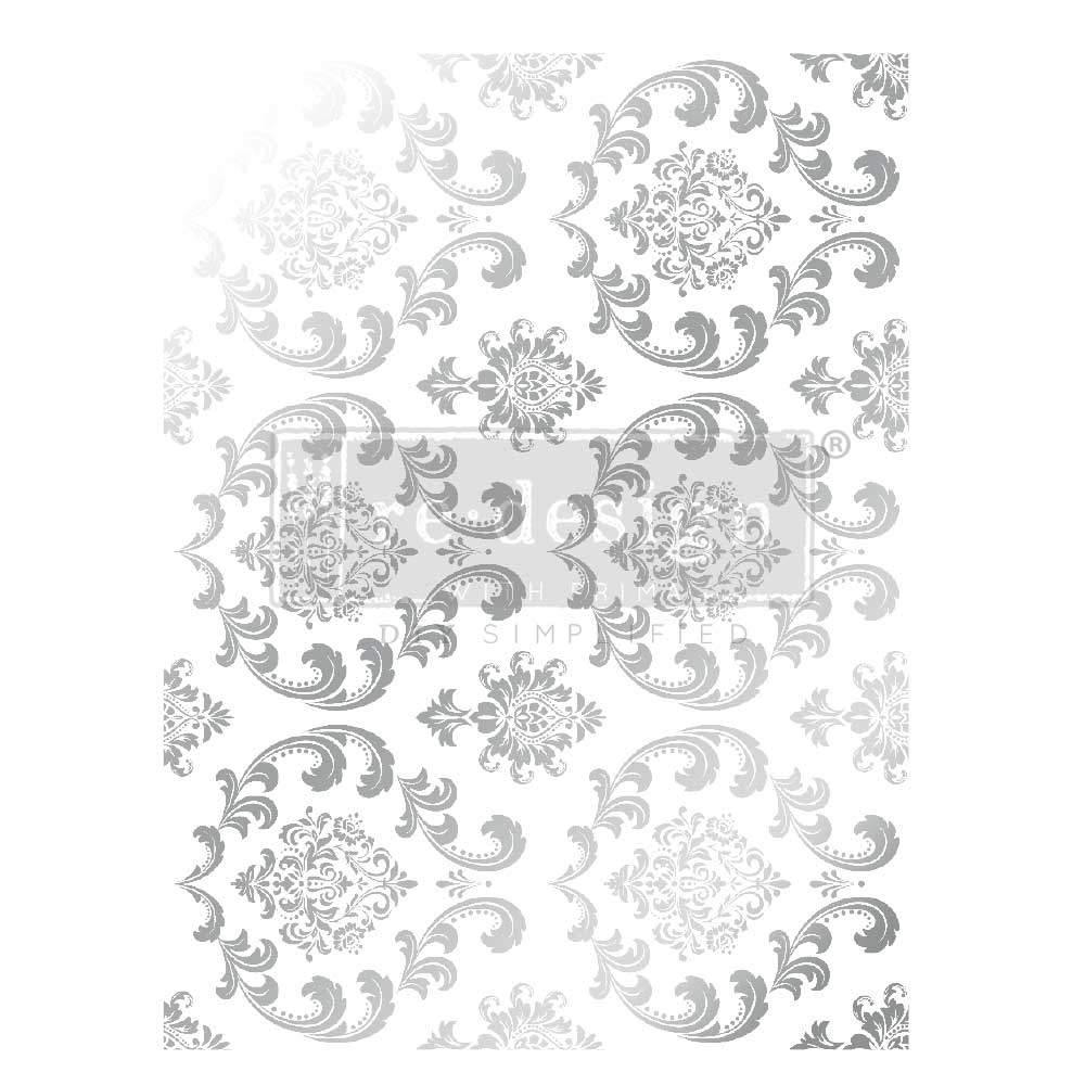 KACHA - "Silver House of Damask" - Transferfolie ReDesign