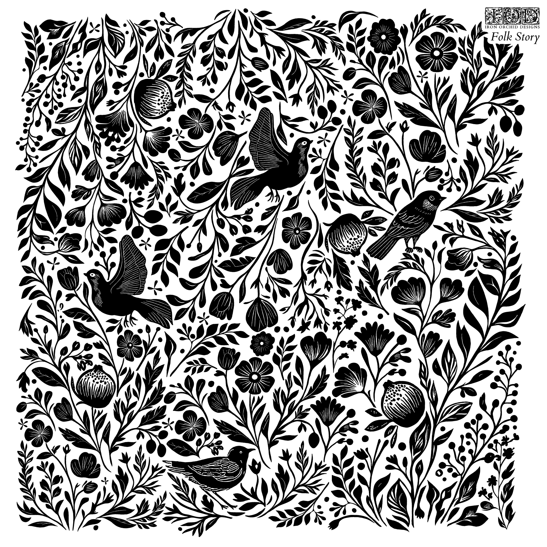 Decor Stempel - "Folk Story"