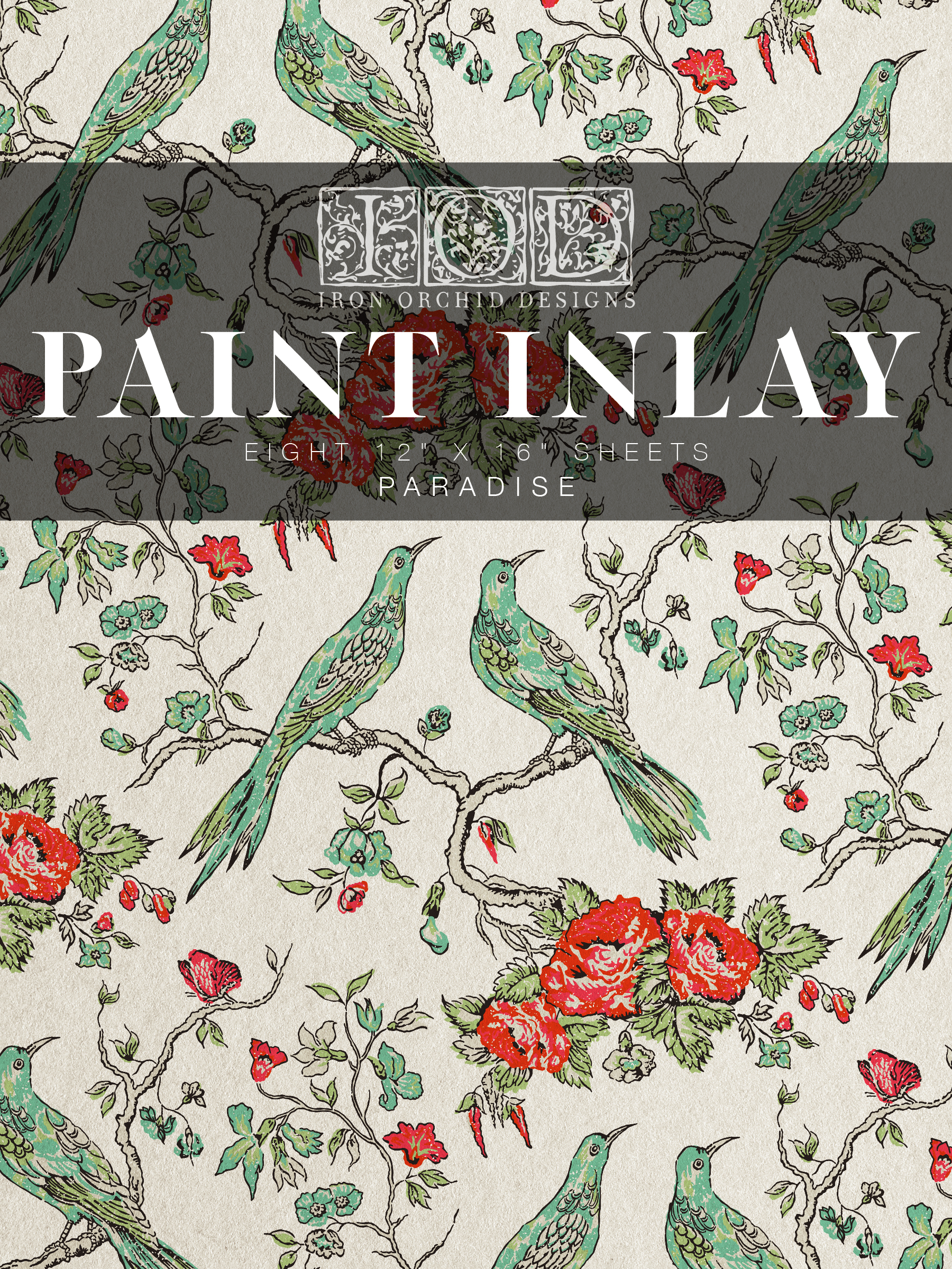 "Paradise" - Paint Inlay