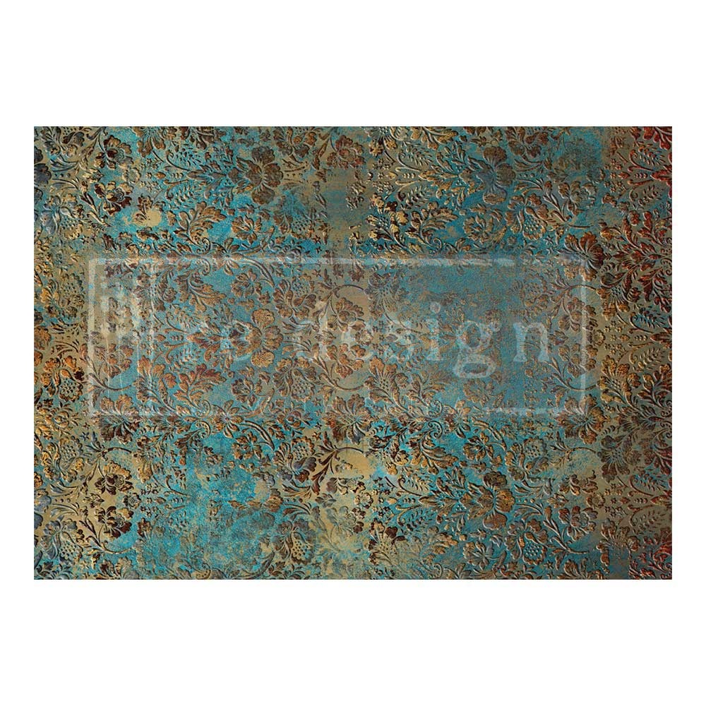 "Aged Patina" - A1 Decoupage Fiber Paper