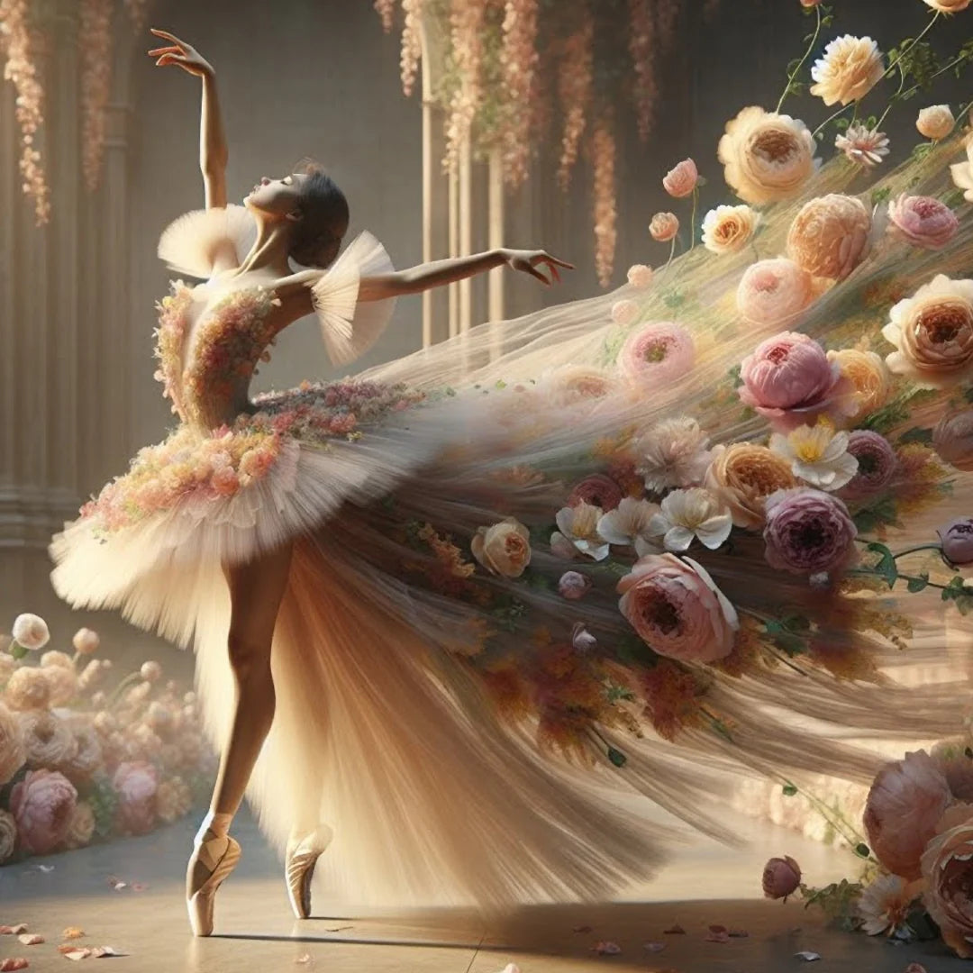 Ballet in Bloom - Decoupage Papier