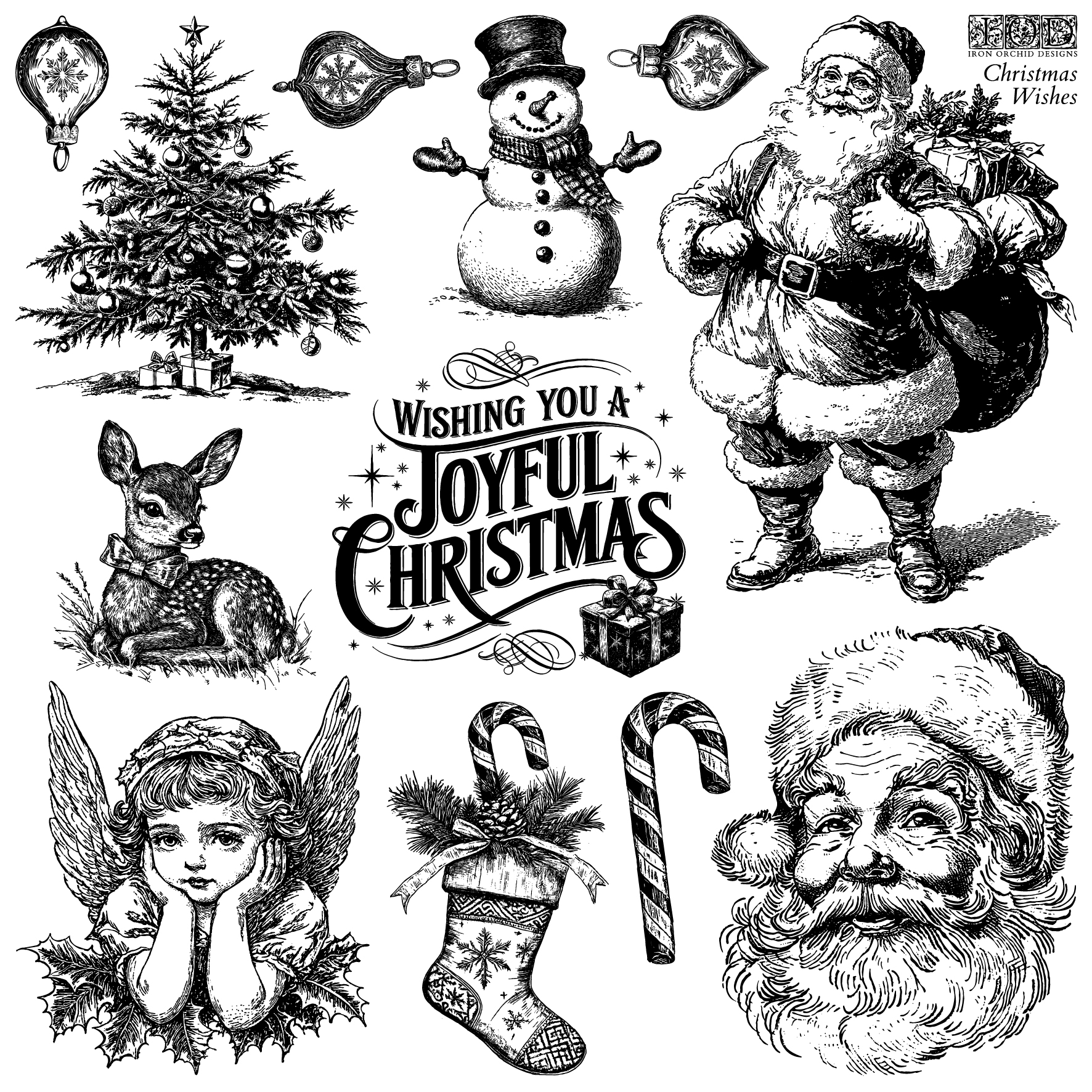 Decor Stamp™ Christmas Wishes