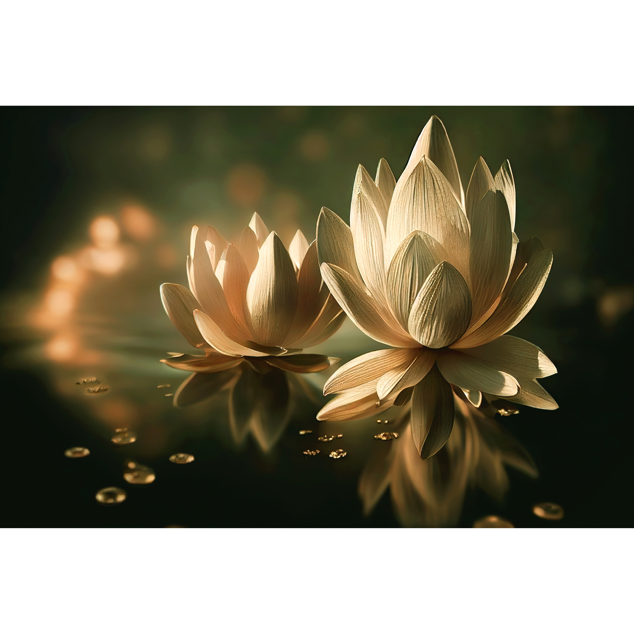 Water Lily - Decoupage Papier