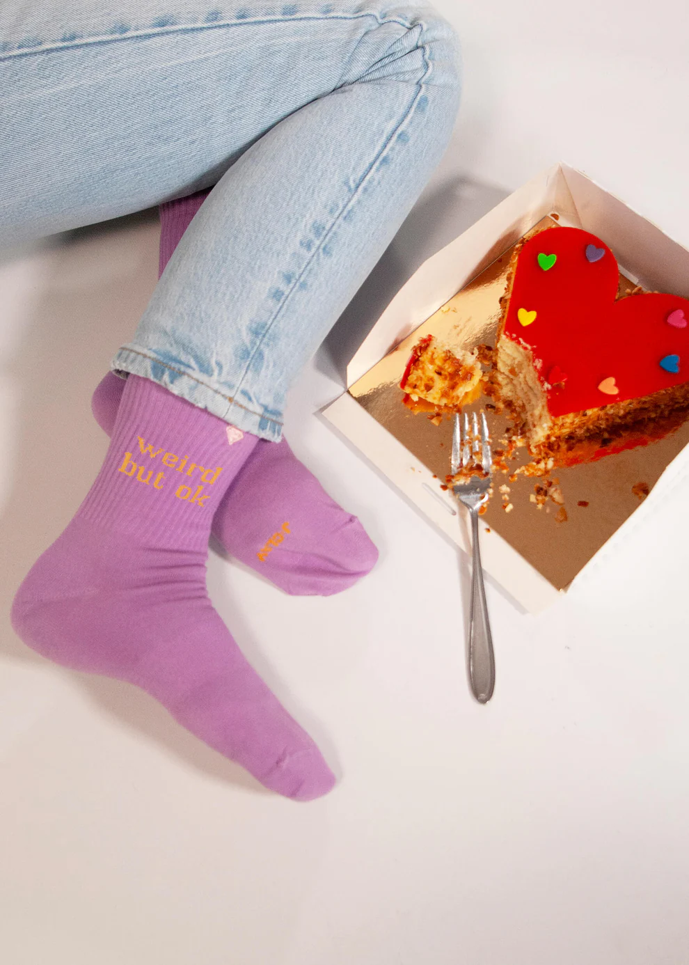 Tennissocken "weird but ok"