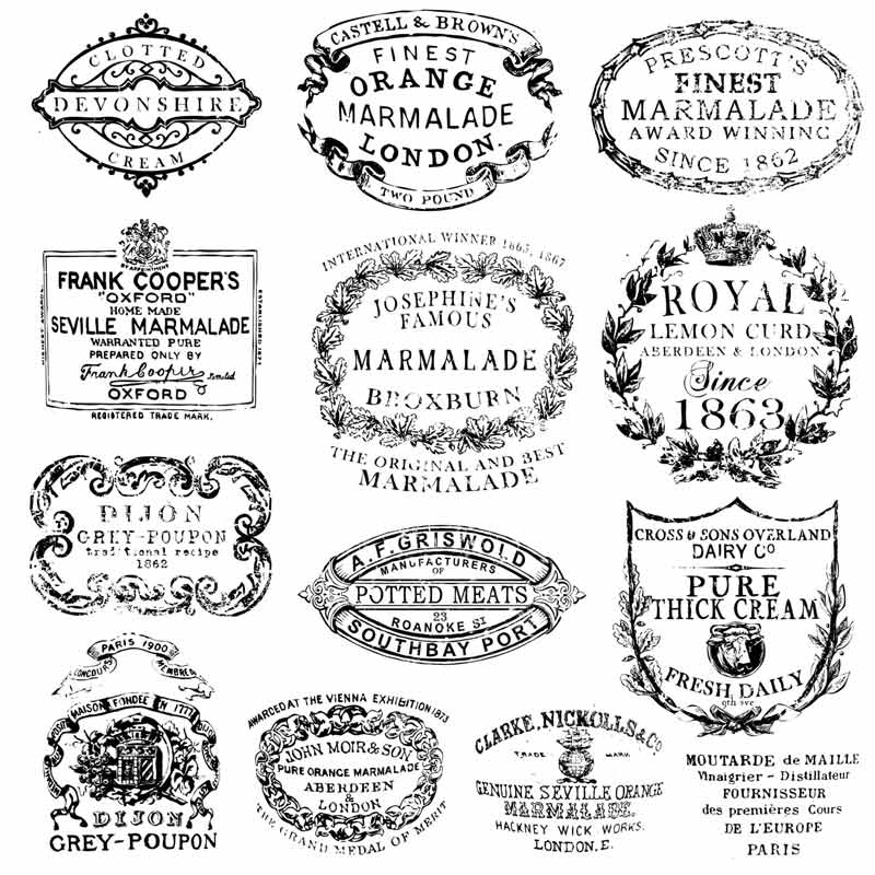 Decor Stempel "Crockery"