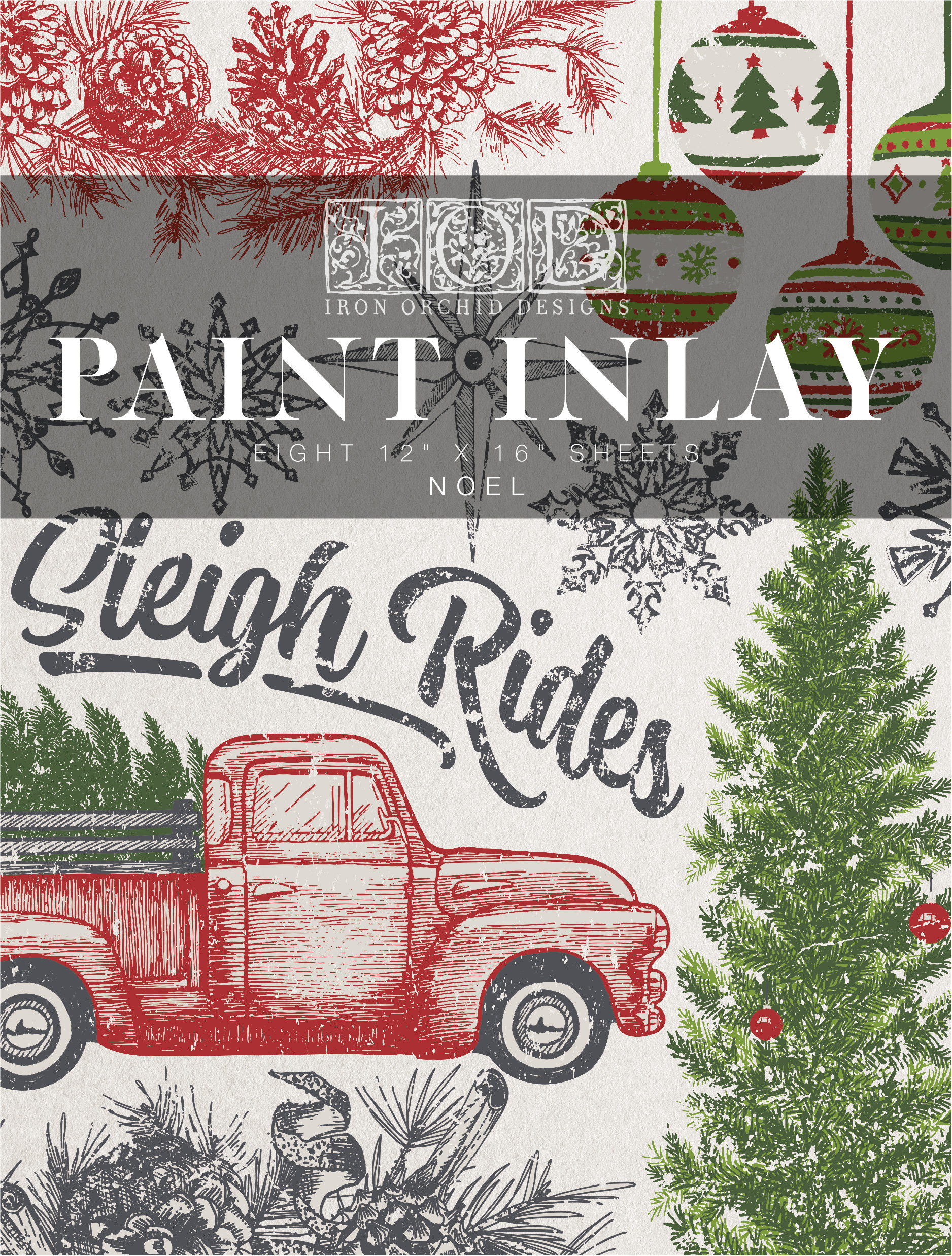 "Noel" - Paint Inlay