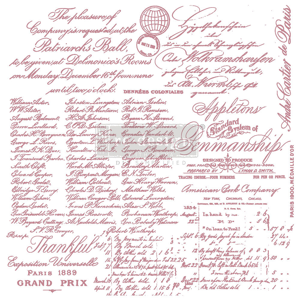 'Handwritten Note' - Decor Stempel ReDesign