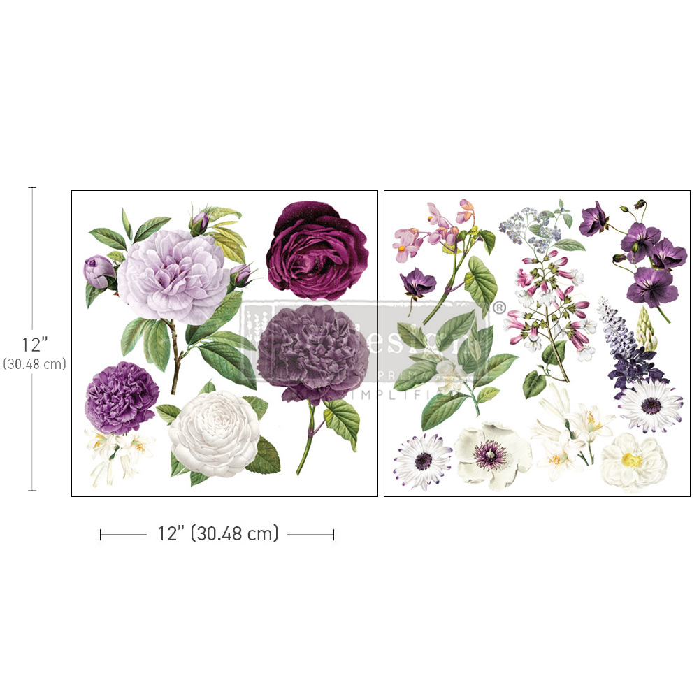 "Majestic Blooms" - Transferfolie ReDesign