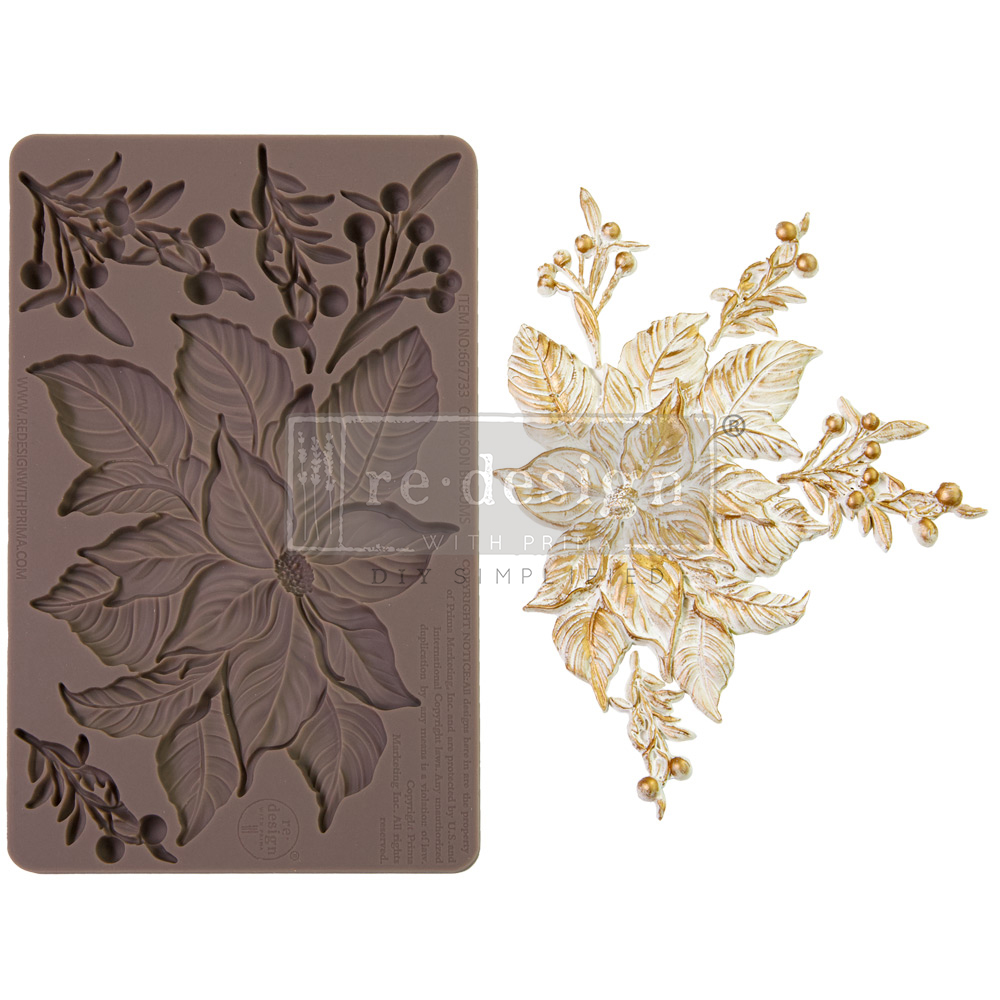 "Crimson Blooms" - Decor Mould ReDesign
